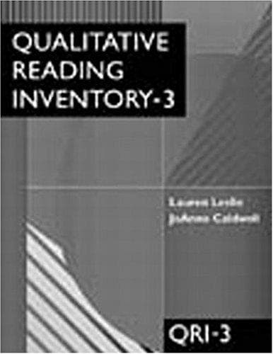 Tapa de Qualitative reading inventory, 3