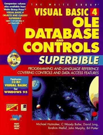 Tapa de Visual Basic 4.0 Ole, Databases, and Controls SuperBible