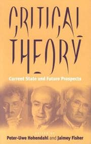 Tapa de Critical theory