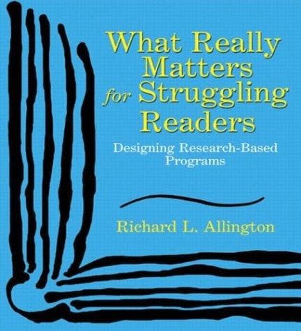 Tapa de What Really Matters for Struggling Readers