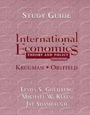 Tapa de International Economics