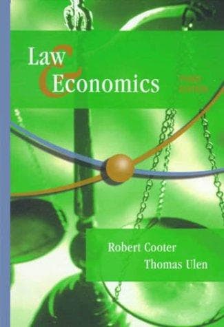 Tapa de Law and economics