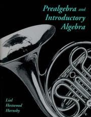 Tapa de Prealgebra and introductory algebra