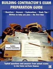 Tapa de Building contractor's exam preparation guide