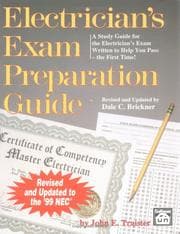 Tapa de Electrician's exam preparation guide