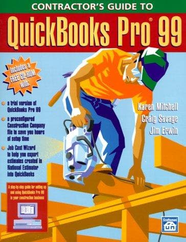 Tapa de Contractor's Guide to Quickbooks Pro99