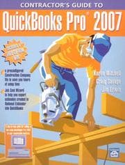 Tapa de Contractor's Guide to Quickbooks Pro 2007