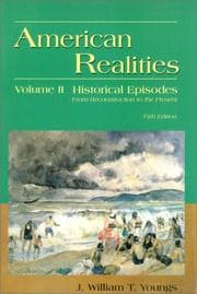 Tapa de American Realities, Volume II