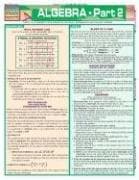 Tapa de Algebra - Part 2 (Quick Study) [Graphs, functions, conic sections & problem solving] (Quickstudy: Academic)