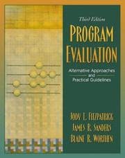 Tapa de Program evaluation