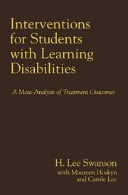 Tapa de Interventions for students with learning disabilities