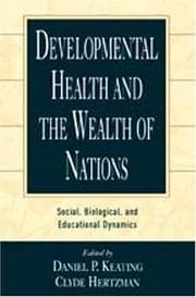 Tapa de Developmental health and the wealth of nations