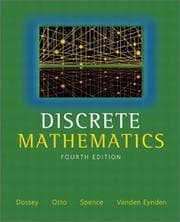 Tapa de Discrete mathematics