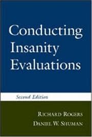 Tapa de Conducting Insanity Evaluations, Second Edition