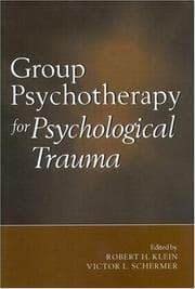 Tapa de Group psychotherapy for psychological trauma