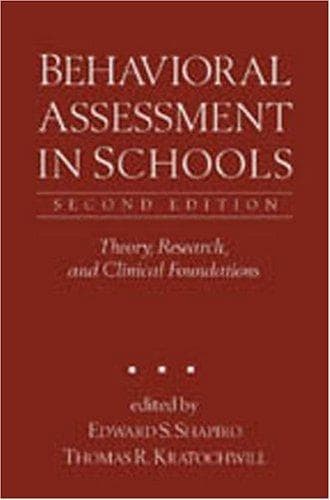 Tapa de Behavioral Assessment in Schools, Second Edition