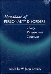 Tapa de Handbook of Personality Disorders
