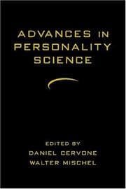 Tapa de Advances in personality science