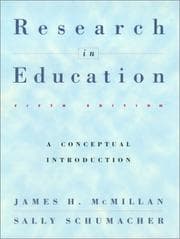 Tapa de Research in education