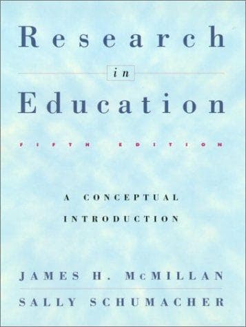 Tapa de Research in Education