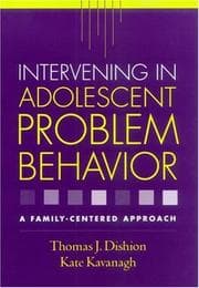 Tapa de Intervening in adolescent problem behavior