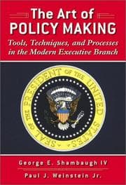 Tapa de The art of policy making