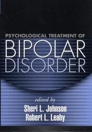 Tapa de Psychological treatment of bipolar disorder