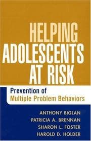 Tapa de Helping adolescents at risk