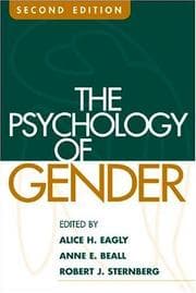 Tapa de The psychology of gender