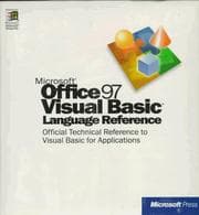 Tapa de Microsoft Office 97 Visual Basic language reference