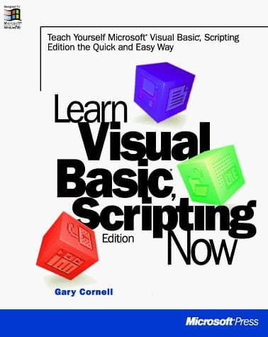 Tapa de Learn Microsoft Visual Basic scripting edition now