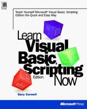 Tapa de Learn Microsoft Visual Basic scripting edition now