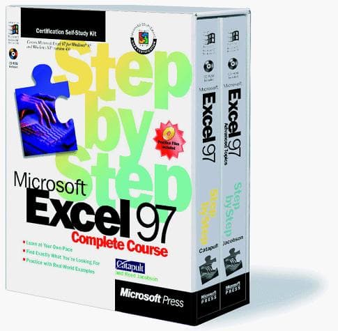 Tapa de Microsoft Excel 97 step by step, complete course