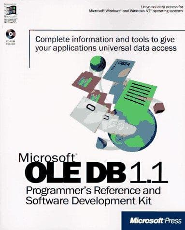 Tapa de Microsoft OLE DB 1.1 programmer's reference and software development kit