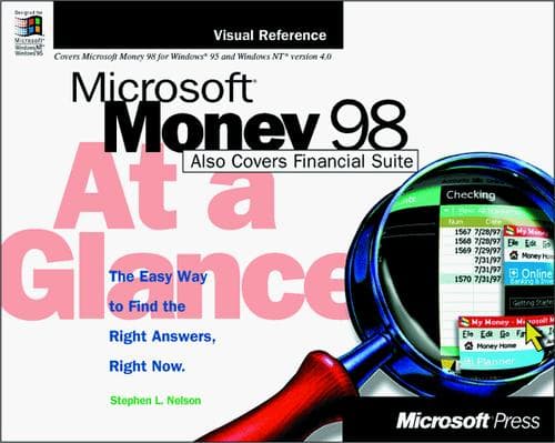 Tapa de Microsoft Money 98 at a glance