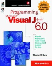 Tapa de Programming microsoft visual J++ 6.0