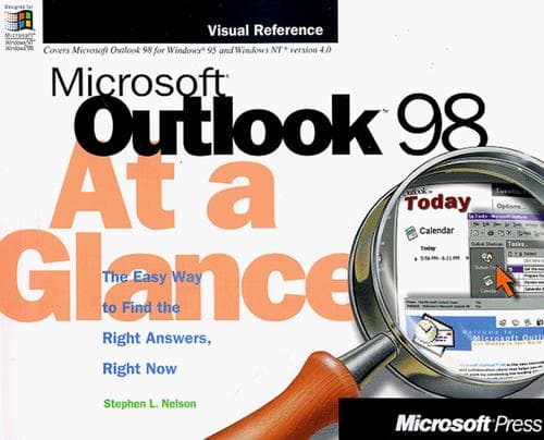 Tapa de Microsoft Outlook 98 at a glance