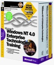 Tapa de Microsoft Windows NT Server 4.0 enterprise technologies training kit