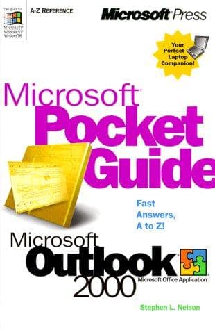 Tapa de Microsoft pocket guide to Microsoft Outlook 2000