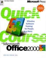 Tapa de Quick course in Microsoft Office 2000