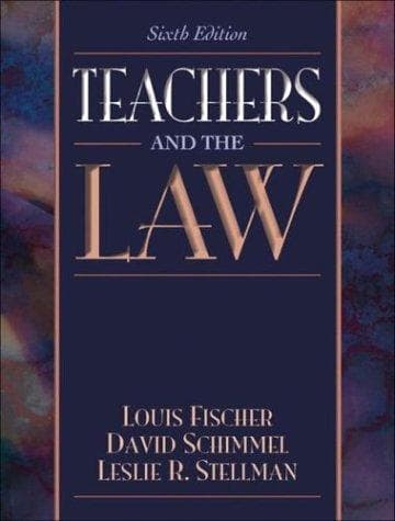 Tapa de Teachers and the law