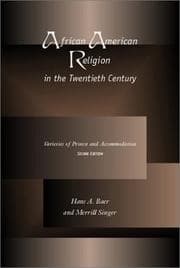Tapa de African American Religion