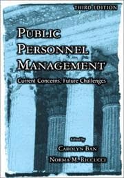 Tapa de Public Personnel Management