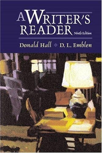 Tapa de A writer's reader