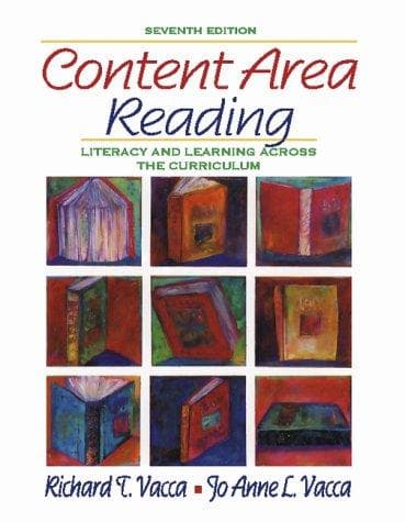 Tapa de Content area reading