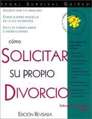 Tapa de Como Solicitar Su Propio Divorcio