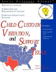 Tapa de Child Custody, Visitation and Support in Texas (Legal Survival Guides)