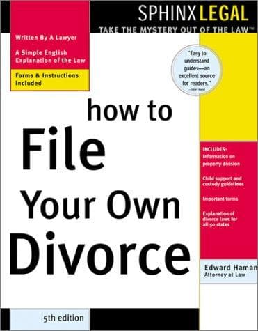 Tapa de How to File Your Own Divorce