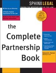 Tapa de The Complete Partnership Book (Sphinx Legal)