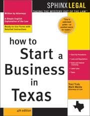 Tapa de How to start a business in Texas